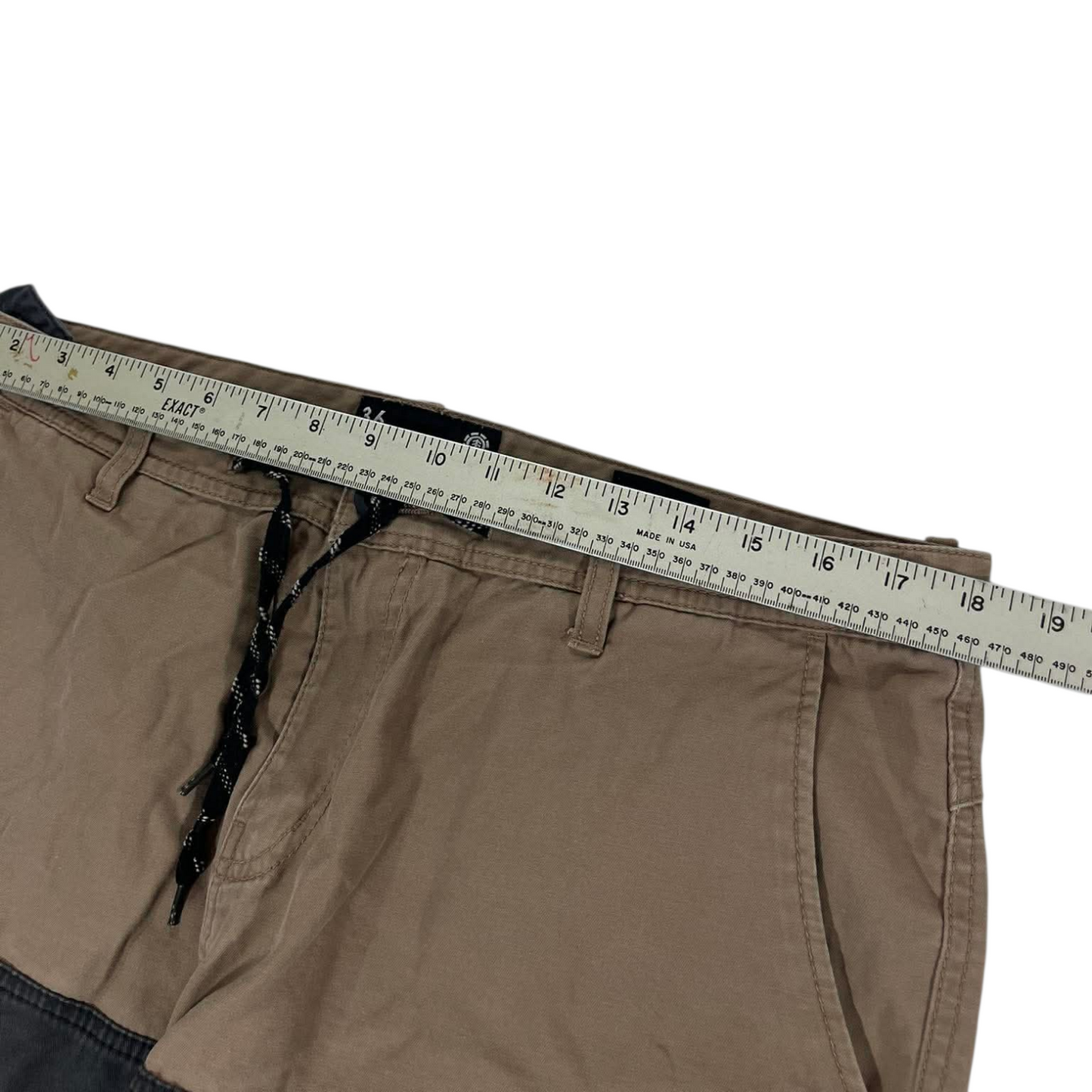 ELEMENT BROWN CARGO SHORTS (36)