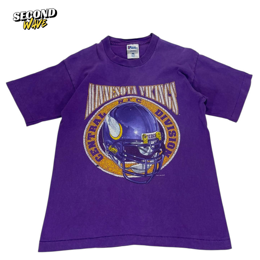 90S MINNESOTA VIKINGS PURPLE NFL TEE (S)