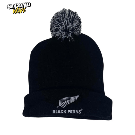 BLACK FERNS POM POM BEANIE