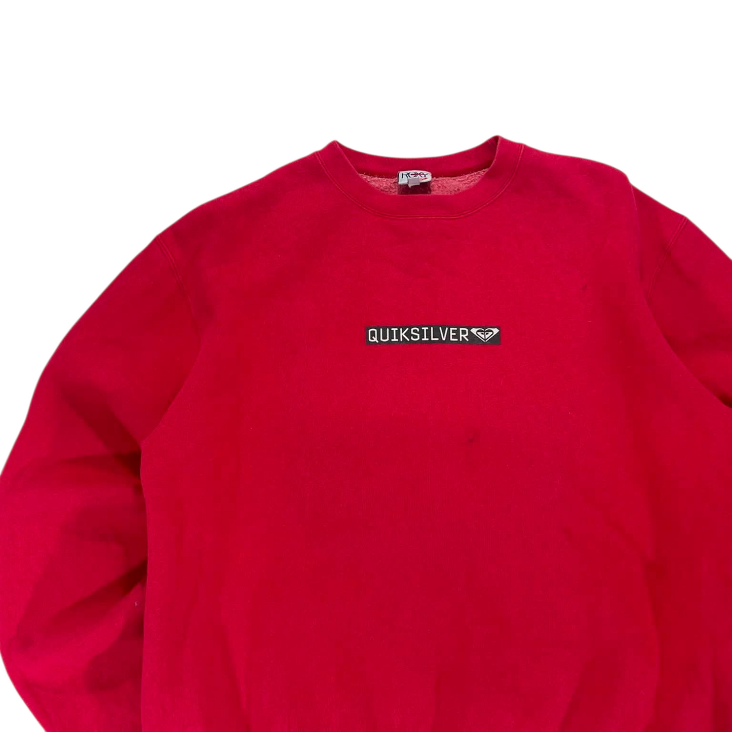 QUICKSILVER RED CREWNECK SWEATSHIRT (M)