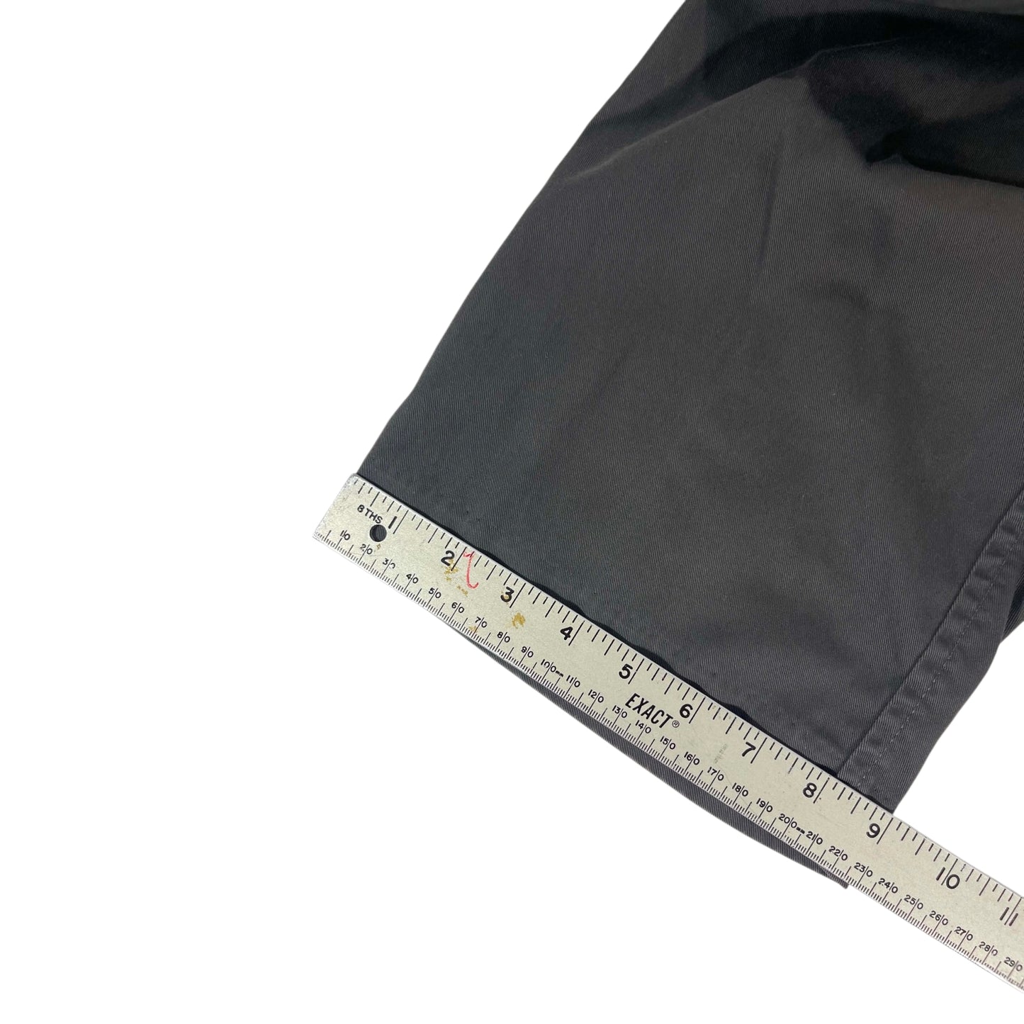 CHISEL GRAY WIDE LEG PANTS (36")