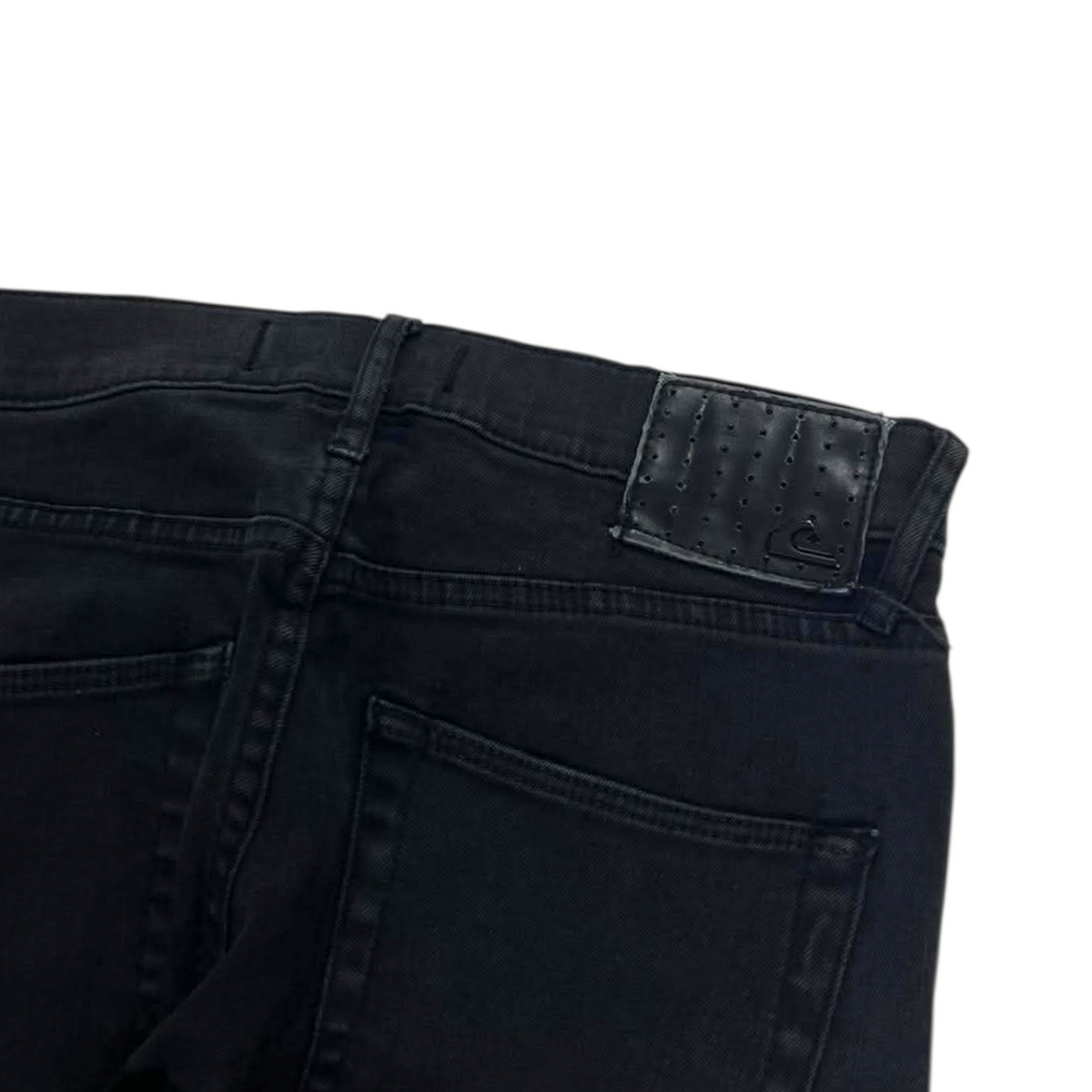 Y2K QUICKSILVER BLACK JEANS (30 / 28)