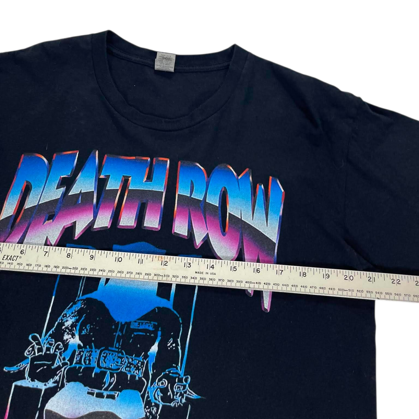 DEATH ROW RECORDS BLCK COTTON TEE (M)