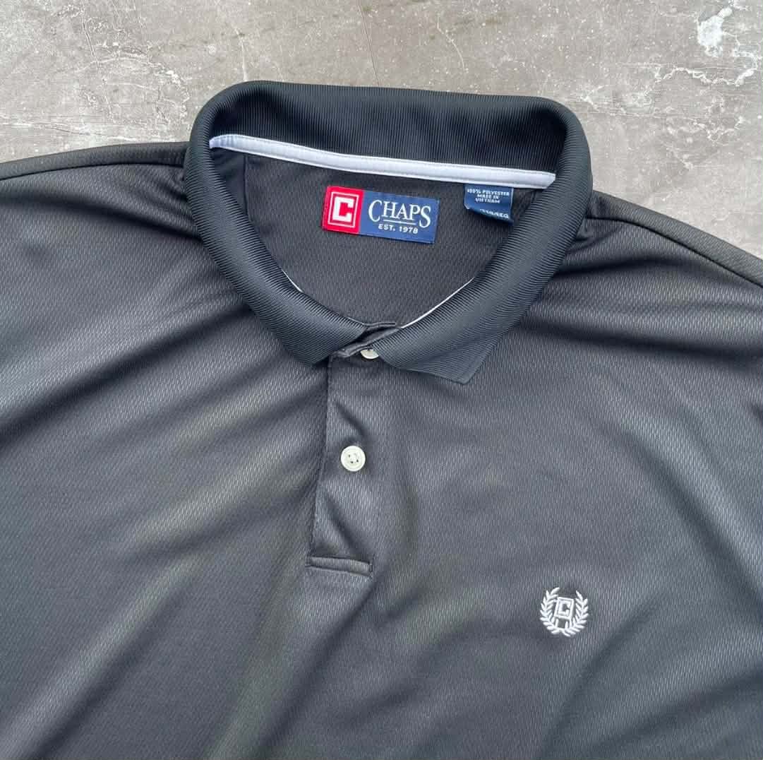 CHAPS POLO SHIRT WITH EMBROIDER LOGO (L-XL)