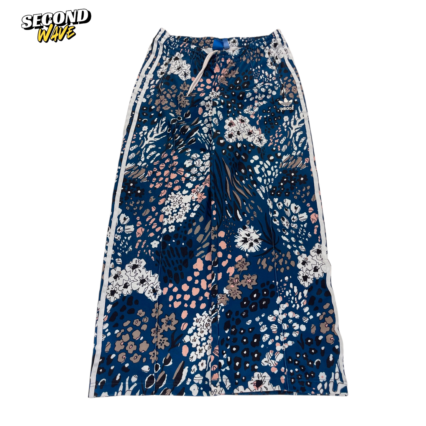 ADIDAS FLORAL COTTON SWEATPANTS (M-L)