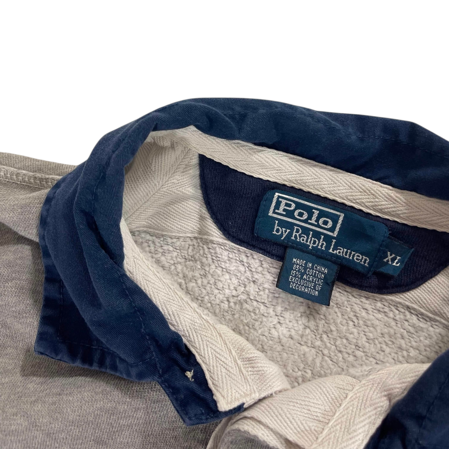 VINTAGE POLO RALPH LAUREN GRAY COTTON (XL)