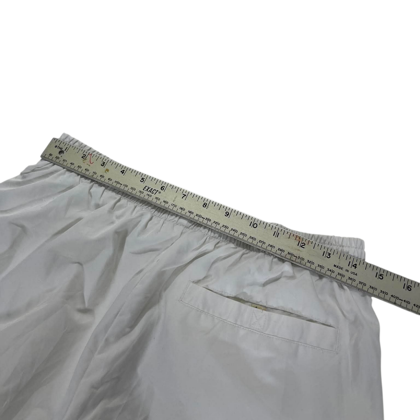 VINTAGE NIKE WHITE TRACK PANTS (L) ¹⁶