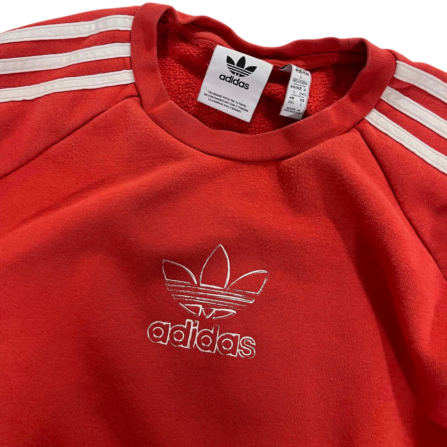 ADIDAS ORIGINALS ORANGE CREWNECK (L)