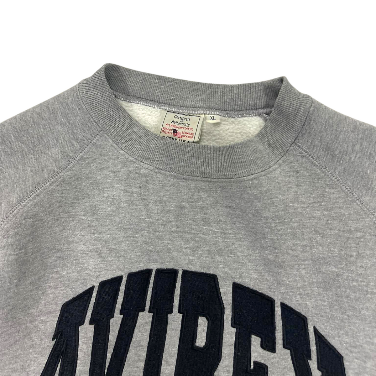 VINTAGE AVIREX GRAY CREWNECK (XL)