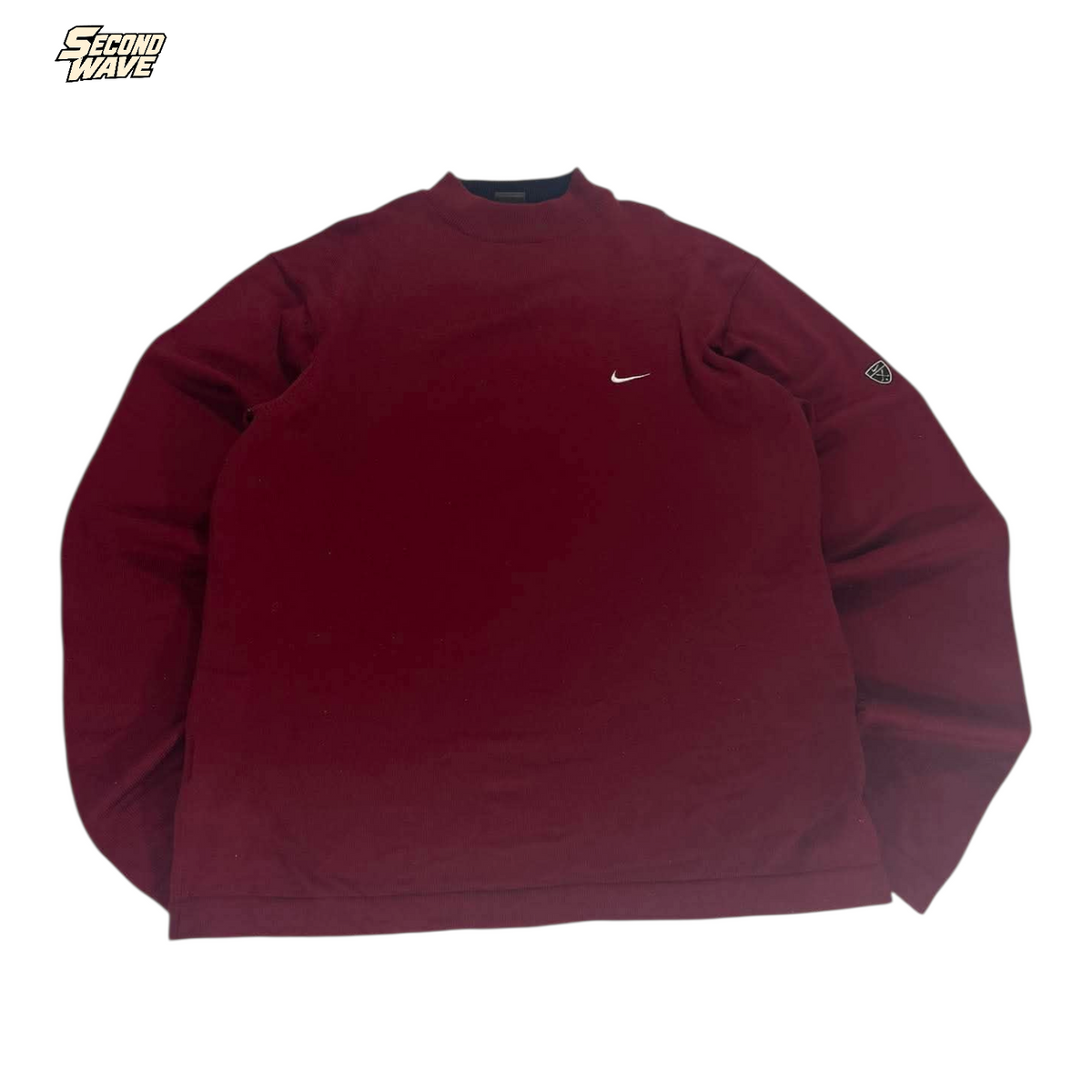 NIKE GOLF BURGUNDY CREWNECK SWEATER (L)