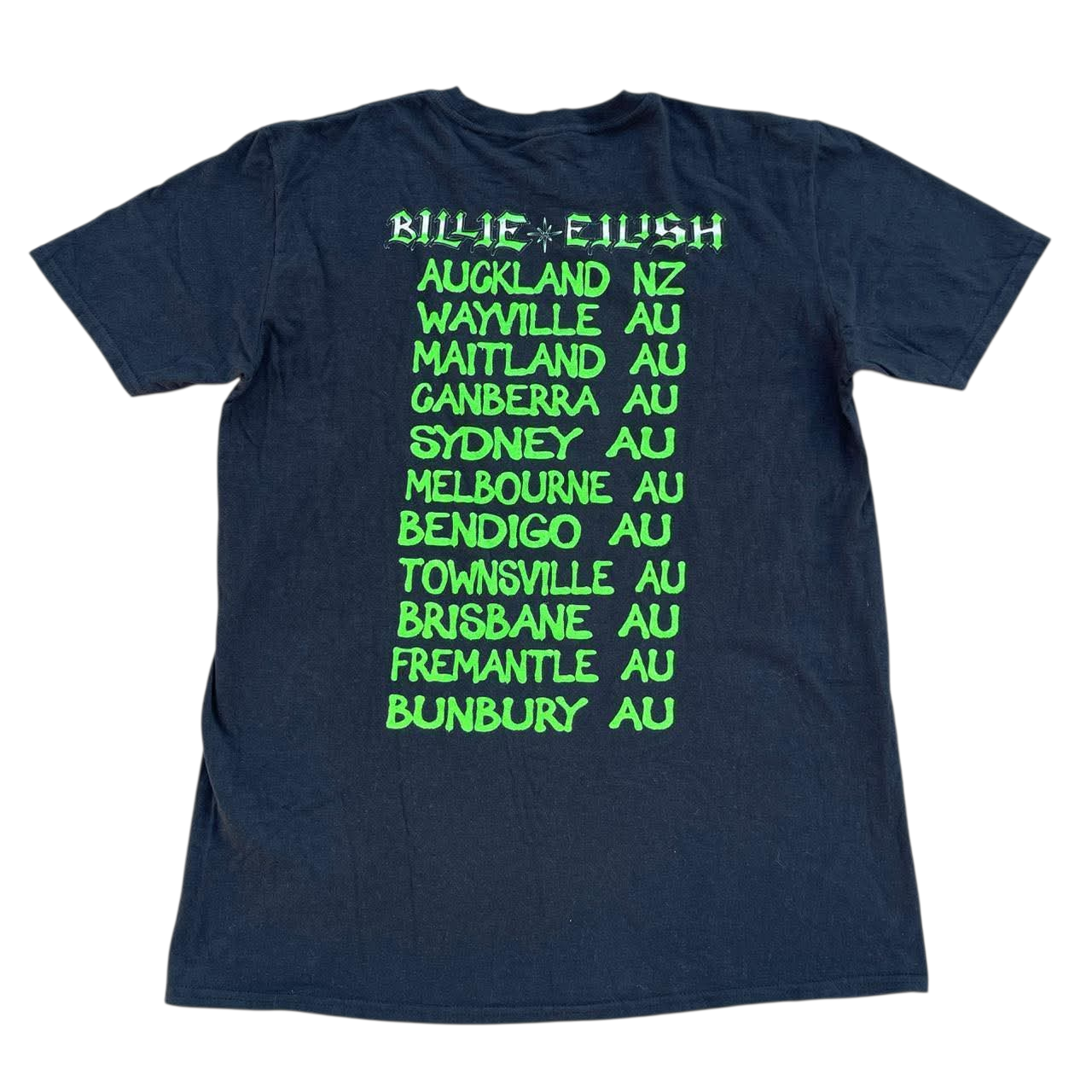 BILLIE EILISH BLACK TOUR T-SHIRT (M-L)