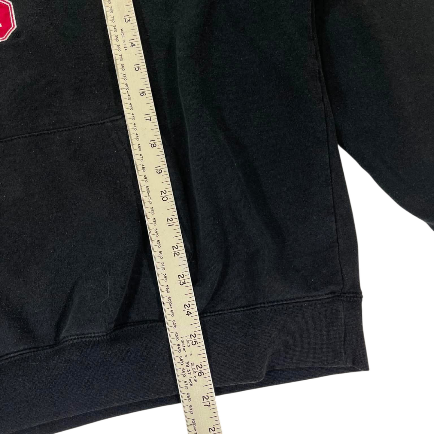 VINTAGE EMBROIDERED STANFORD UNIVERSITY BLACK HOODIE (XL-XXL)