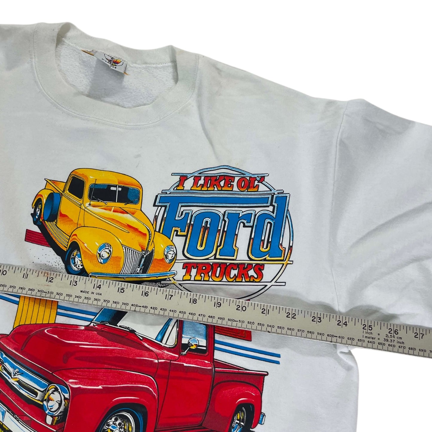 90S HOBIE FORD TRUCKS SWEATSHIRT (XL)