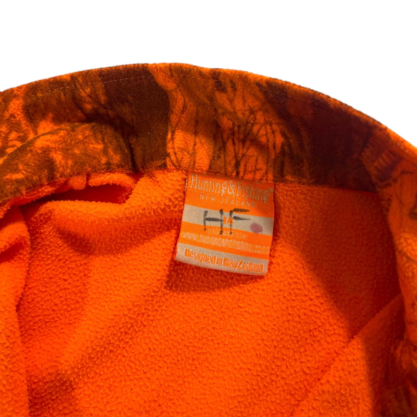 HUNTING & FISHING REALTREE ORANGE JACKET (UK 14)