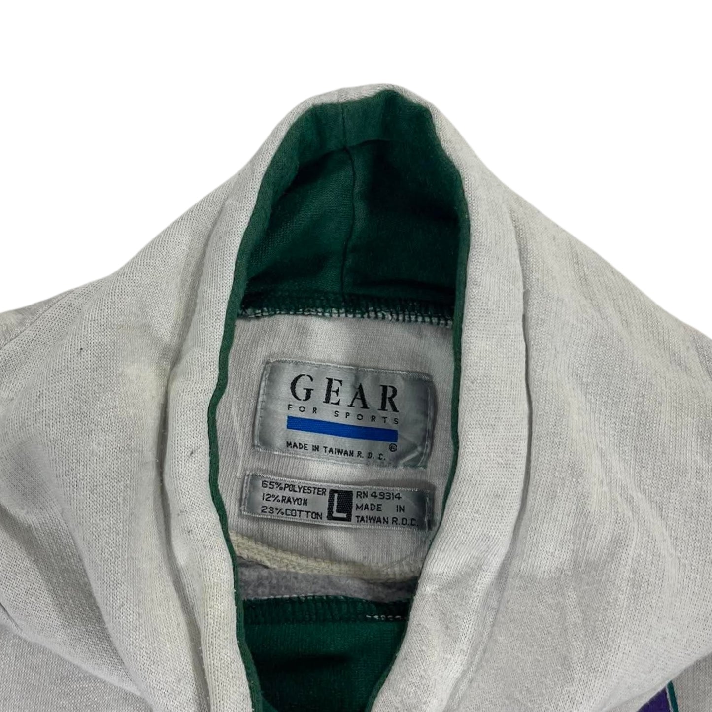 VINTAGE COLUMBIA UNIVERSITY GREY TURTLE NECK CREWNECK (L)