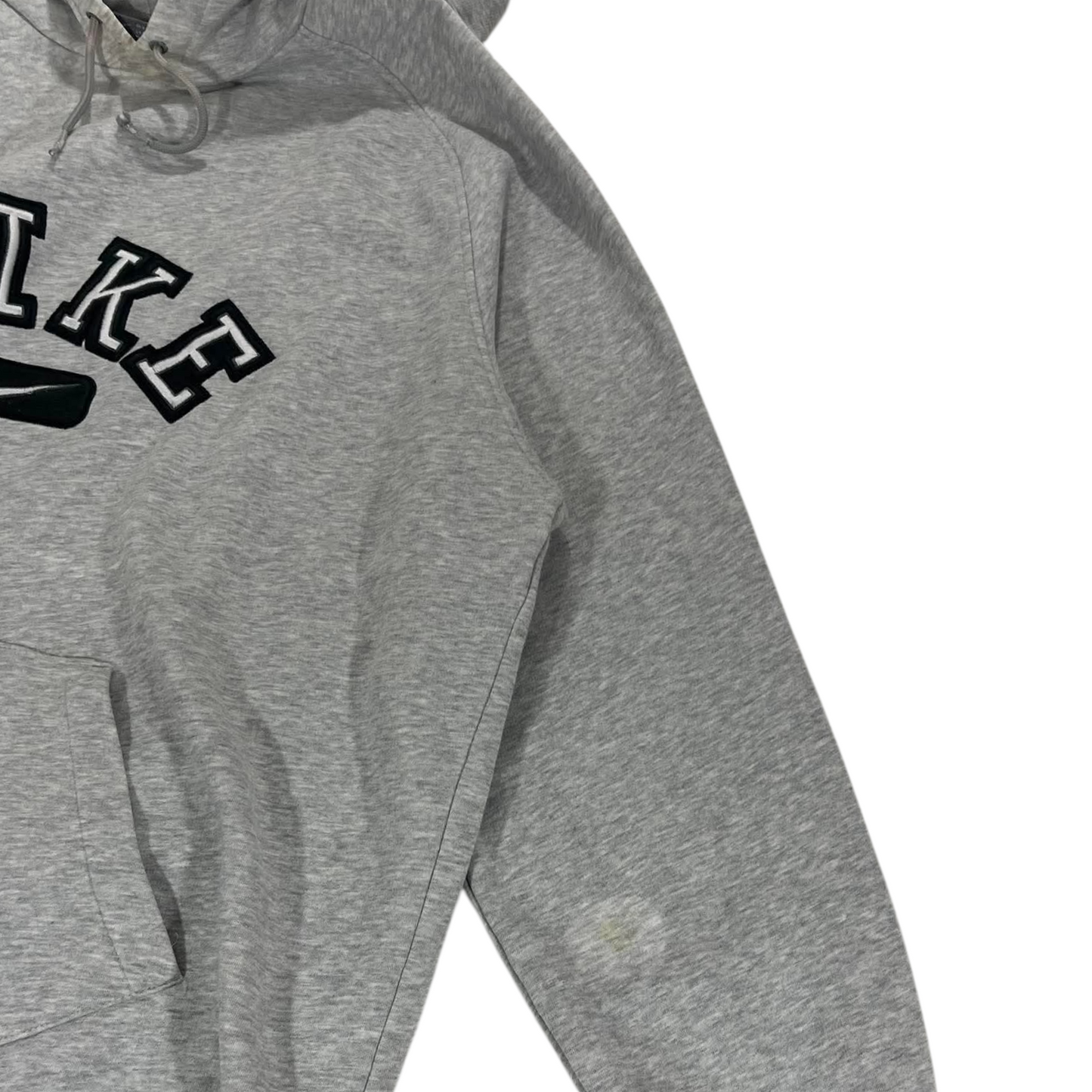 VINTAGE SPELLOUT NIKE GREY HOODIE (XXL)