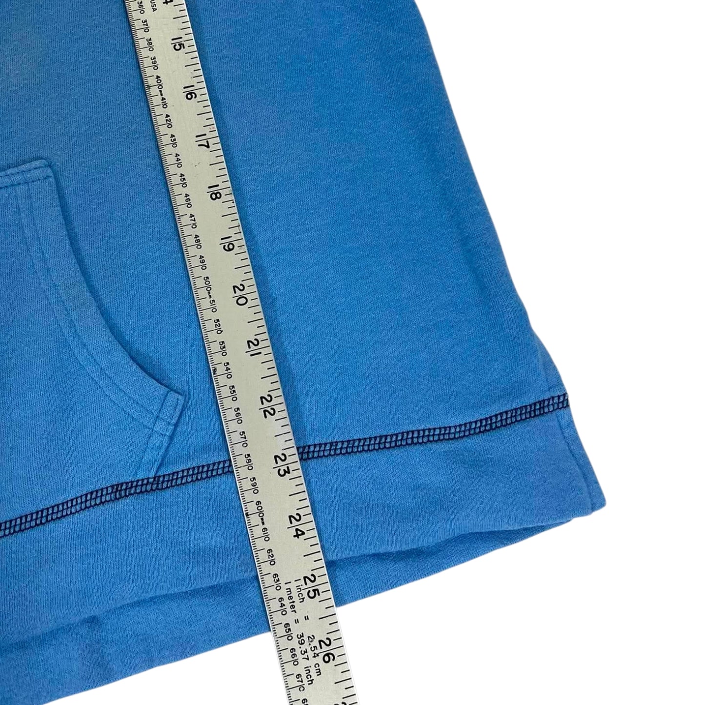 VINTAGE UNIVERSITY OF NORTH CAROLINA TAR HEELS BLUE HOODIE (L)
