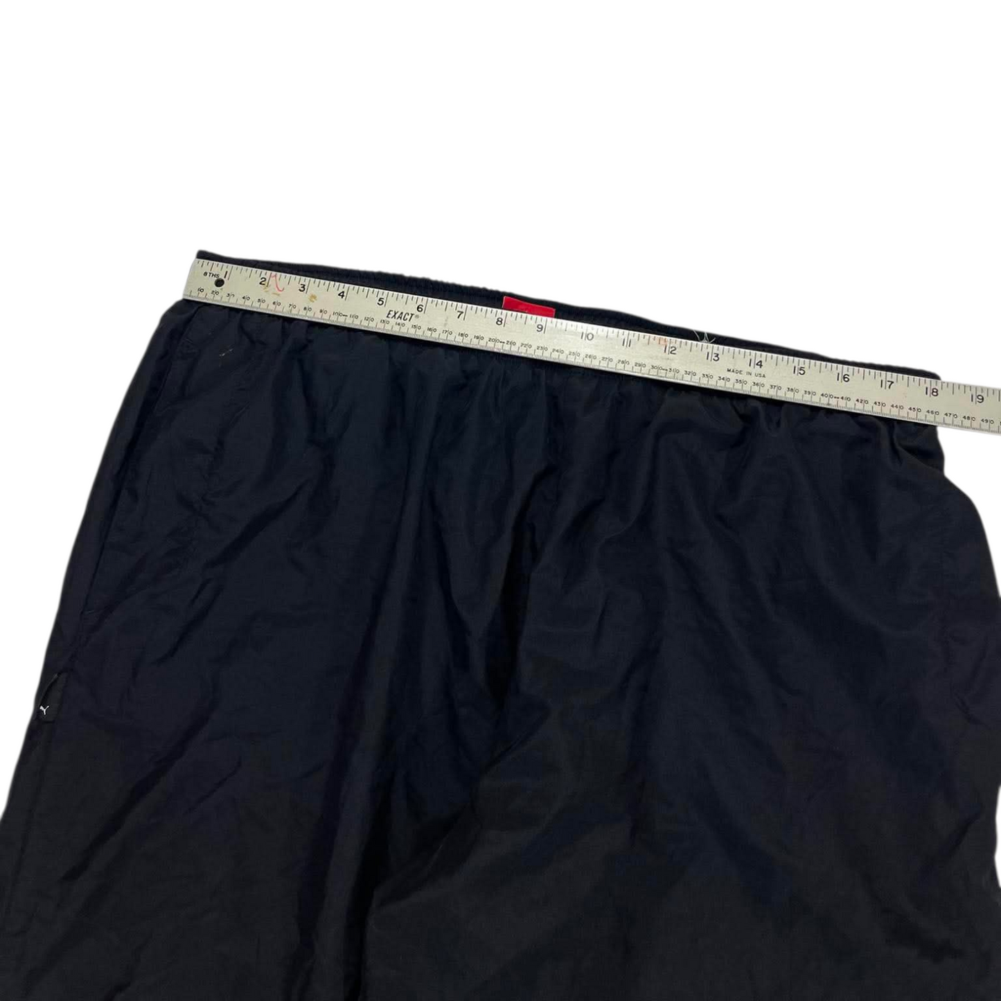 PUMA BLACK BAGGY TRACK PANTS (XXL)