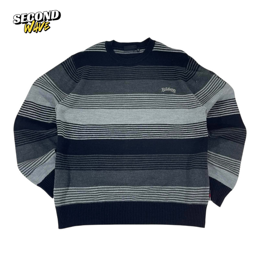 Y2K BILLABONG STRIPED SWEATER (M)