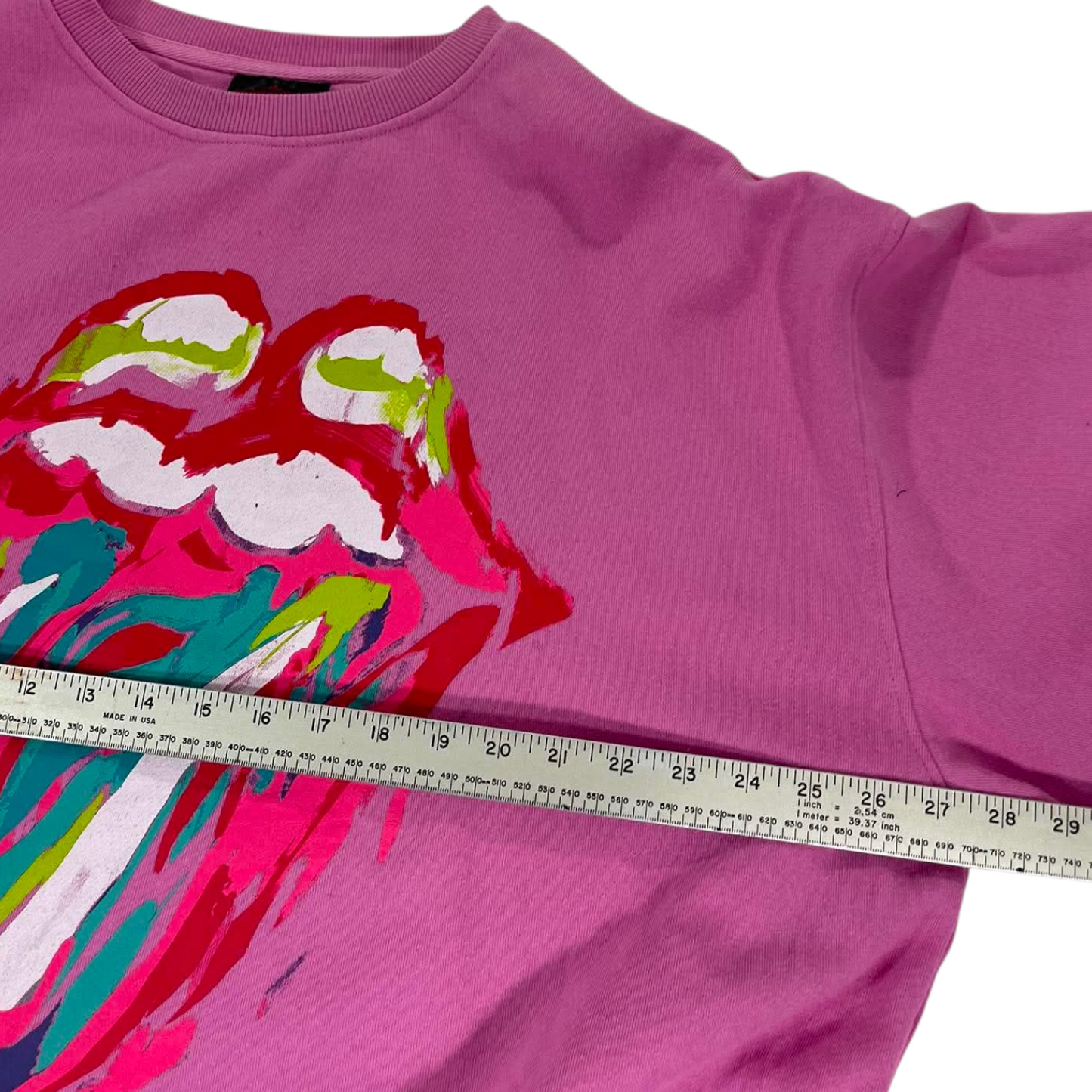 ROLLING STONES PINK CREWNECK (XXL)