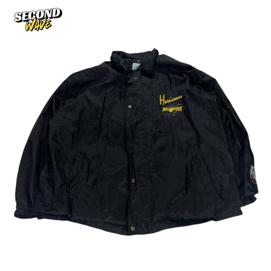 HURRICANES WELLINGTON BLACK WINDBREAKER (L)