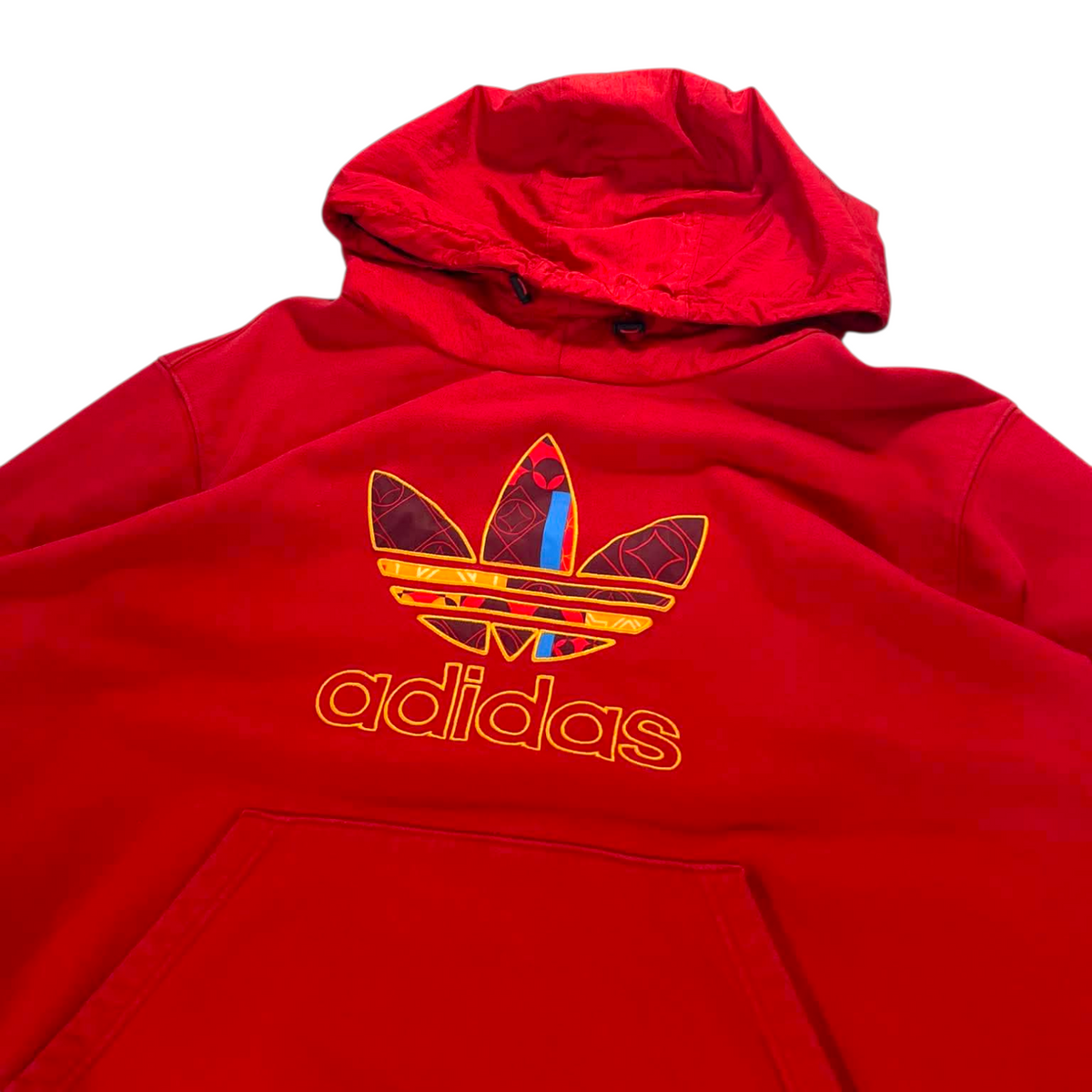 ADIDAS ORIGINALS RED HOODIE (XL)
