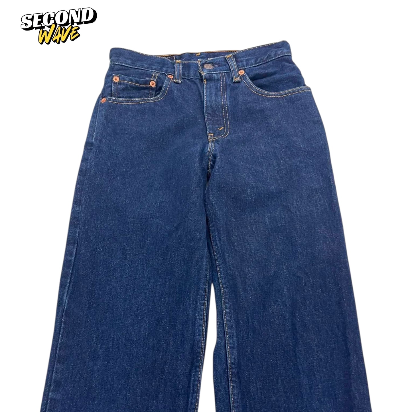 LEVI'S 594 BLUE DENIM JEANS (27)