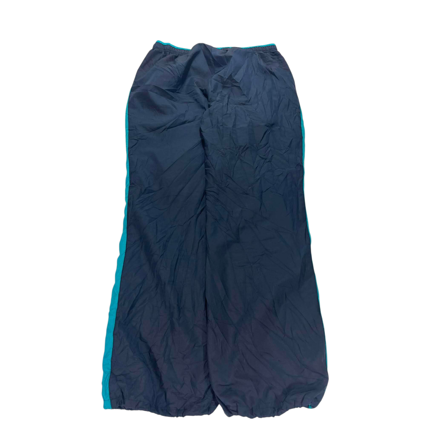NIKE BLUE BAGGY TRACK PANTS (BEST FIT L)³
