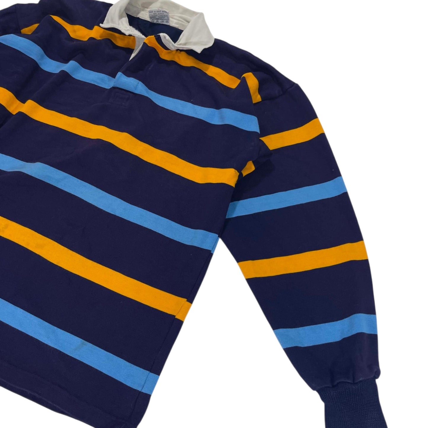 VINTAGE HEAVYWEIGHT PEVERIN RUGBY SHIRT (L)