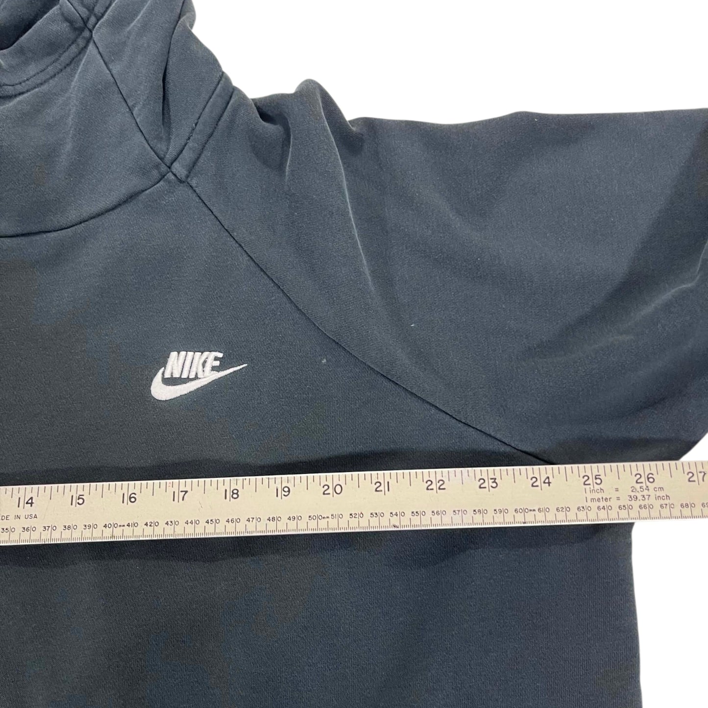 NIKE CLASSIC SWOOSH BLACK HOODIE (XXL)