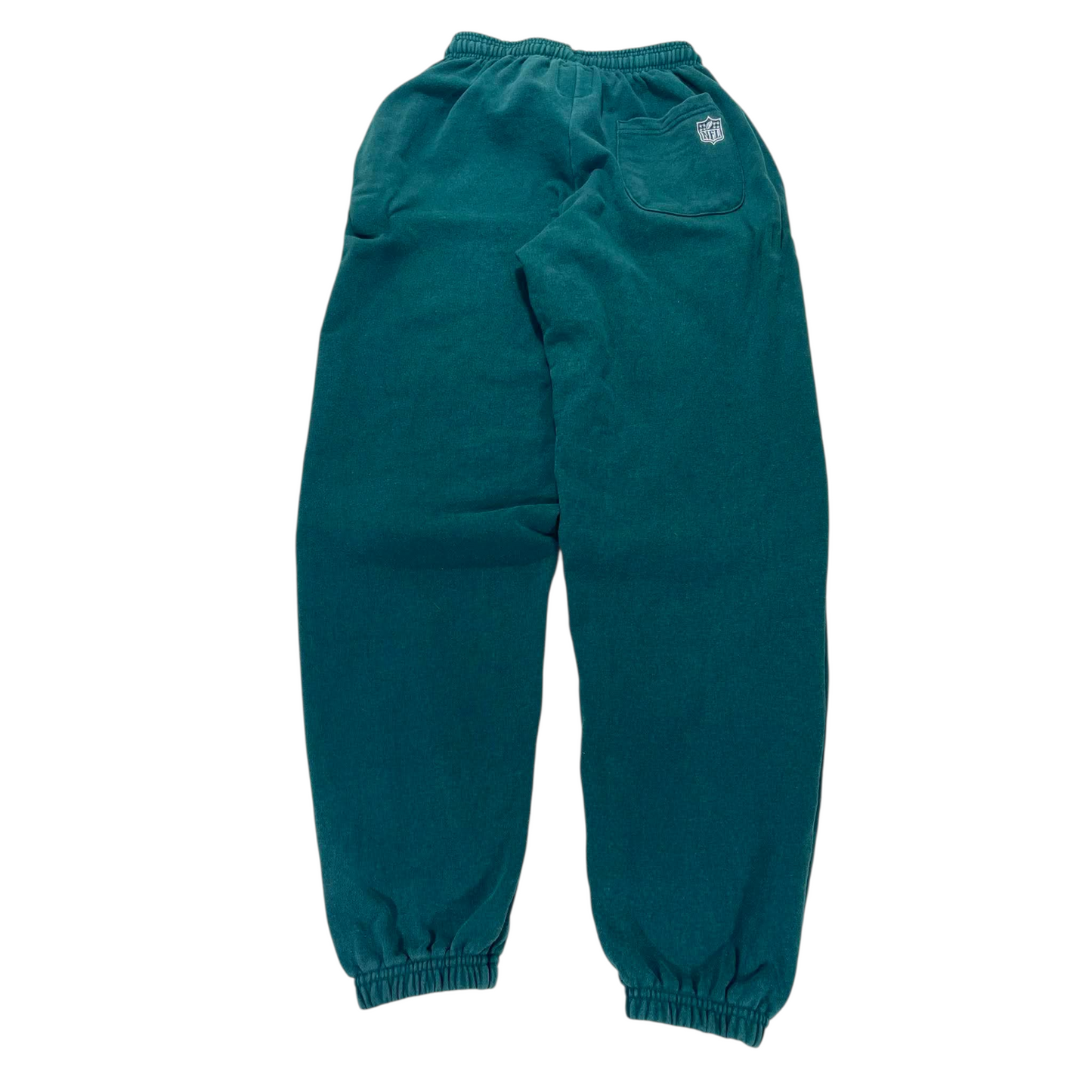NFL PHILADELPHIA EAGLES EMBROIDERED GREEN SWEATPANTS (S)