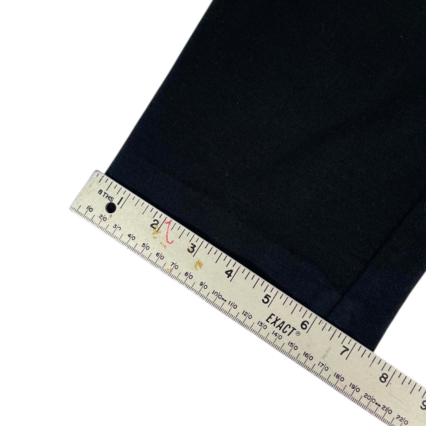CHEQUER CLUB BLACK WIDE LEG SWEATPANTS (L)