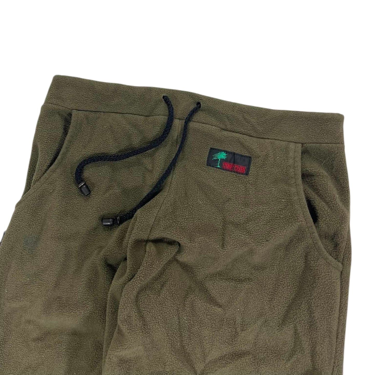 VINTAGE STONEY CREEK GREEN FLEECE SWEATPANTS (S-M)