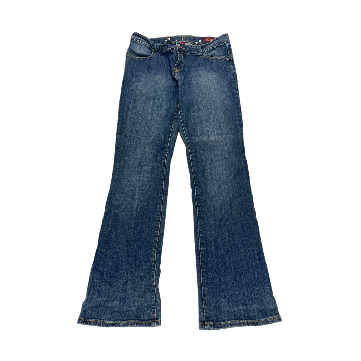 Y2K TEXAS D LOW RISE FLARE JEANS (10)