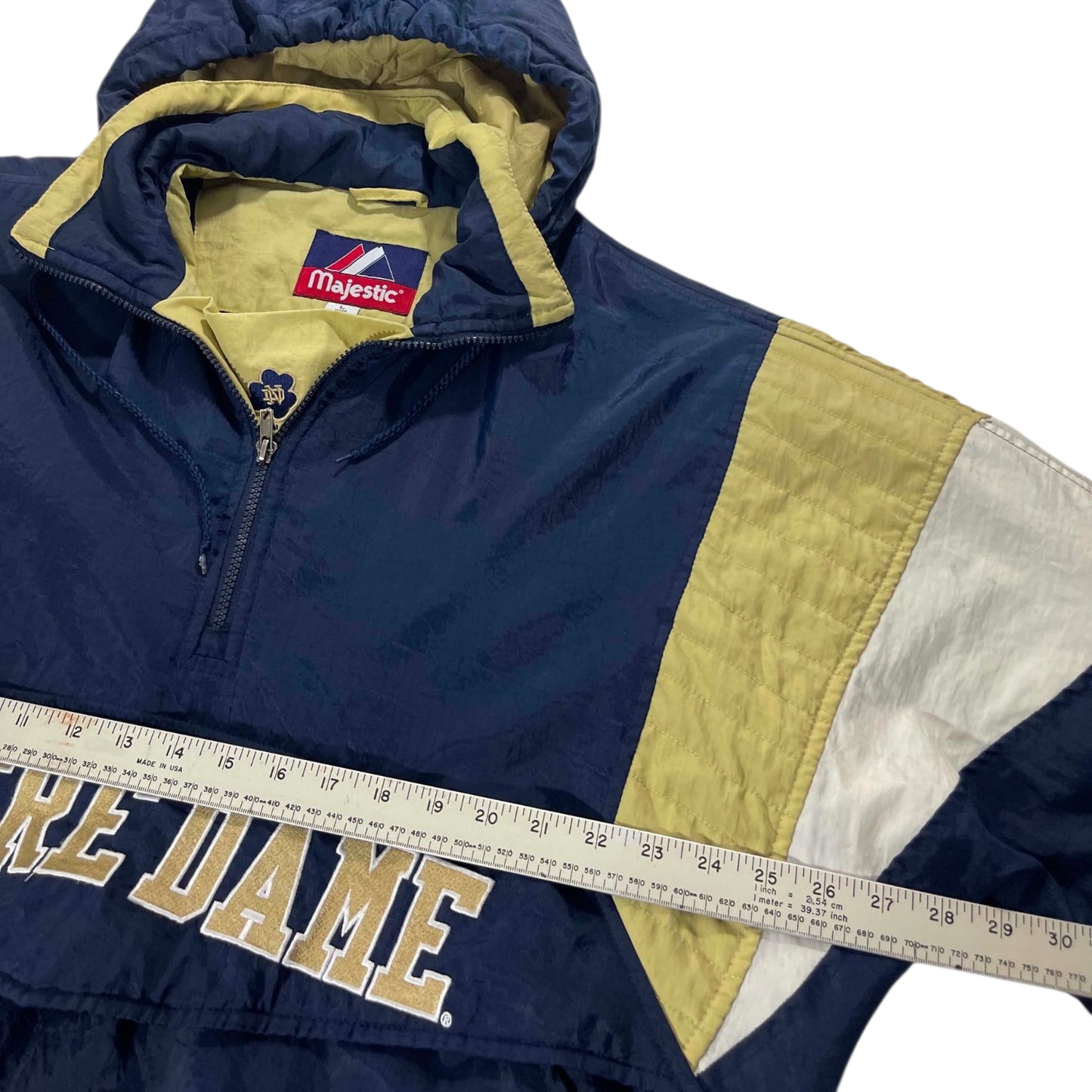 VINTAGE MAJESTIC ATHLETIC NOTRE DAME JACKET (L)
