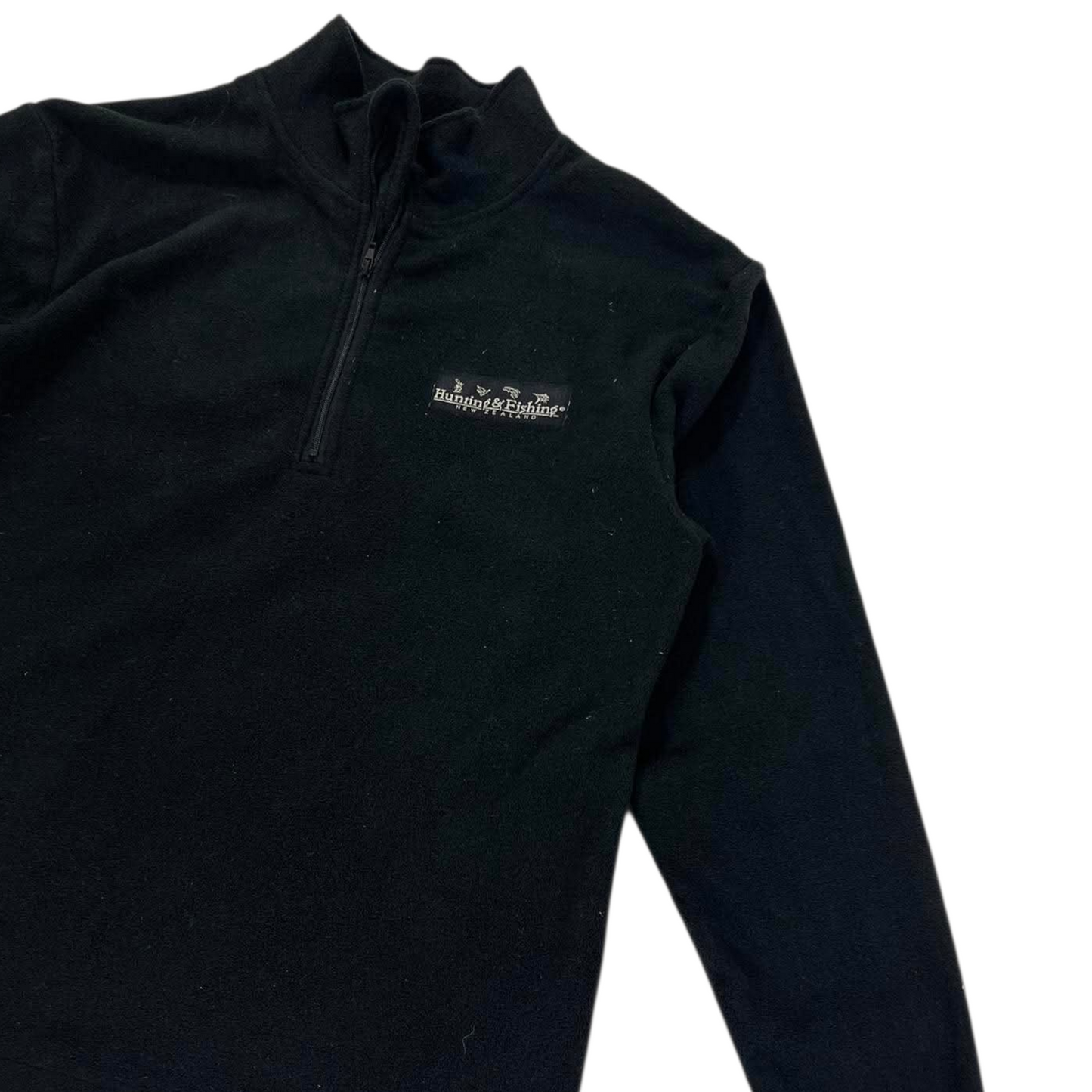HUNTING & FISHING BLACK QUARTER ZIP FLEECE (14)