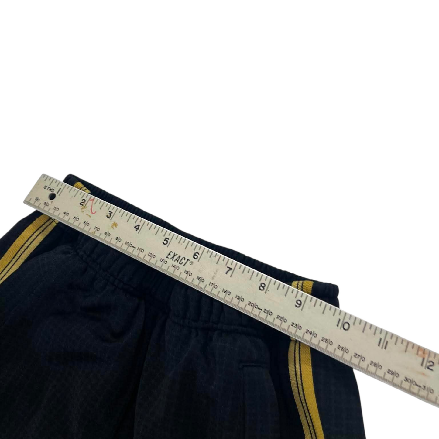 NIKE BLACK & GOLD TRACK PANTS ⁷ (S)