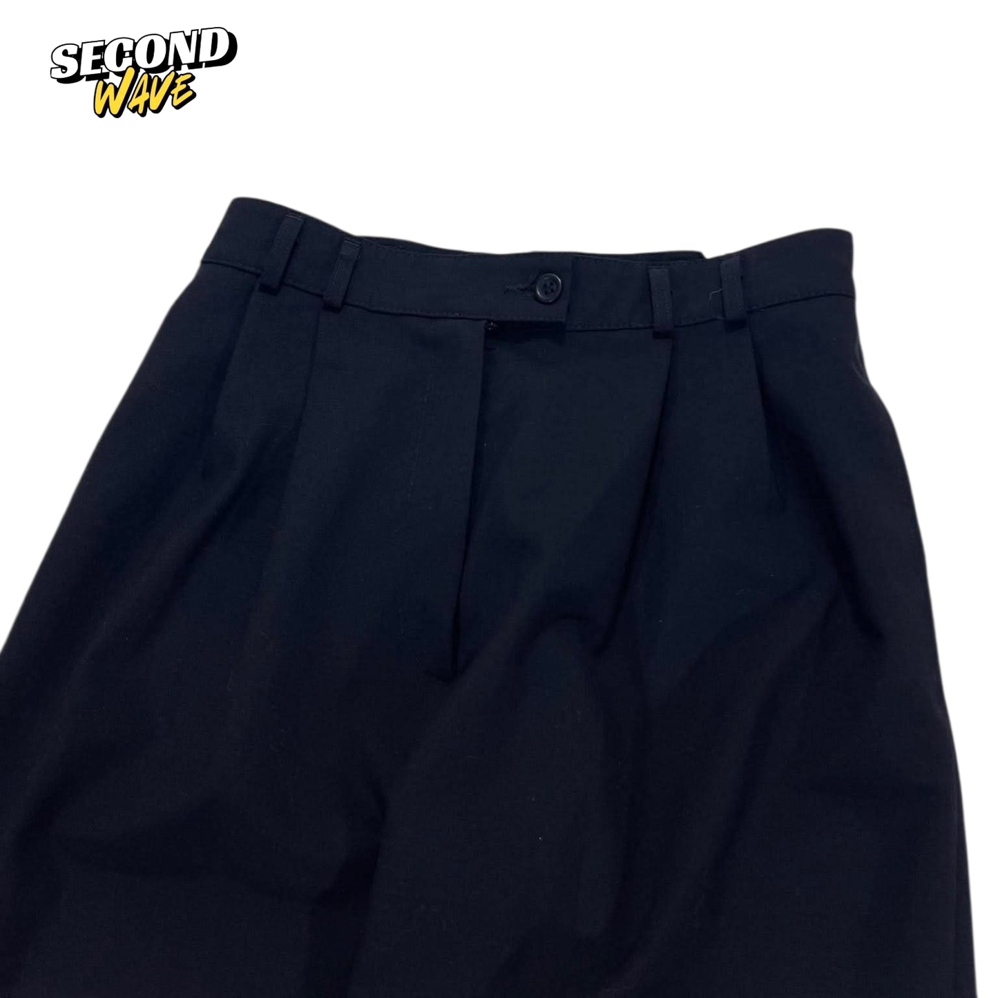 BIANCA BLACK WIDE LEG TROUSERS (26)