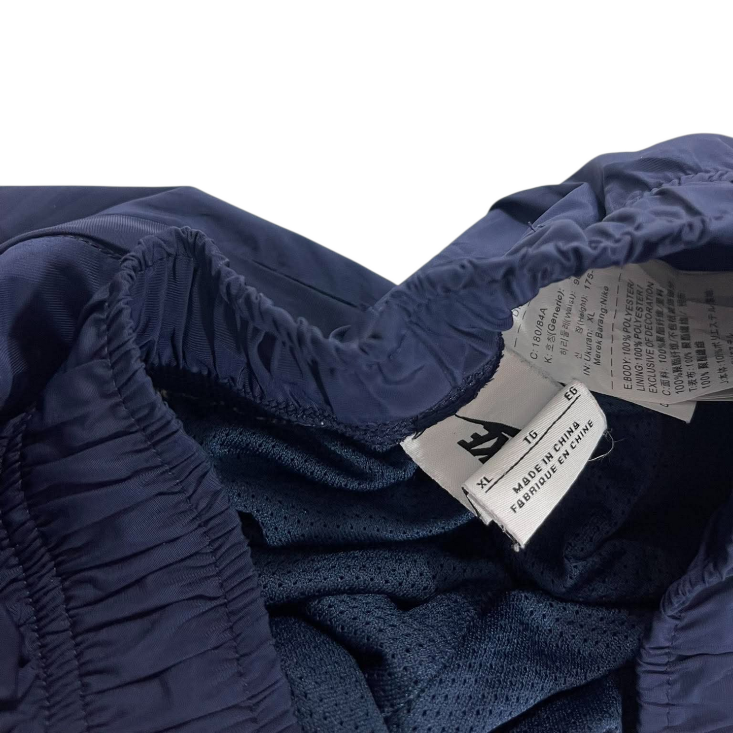 NIKE NAVY/BEIGE TRACK PANTS² (BEST FIT LARGE)