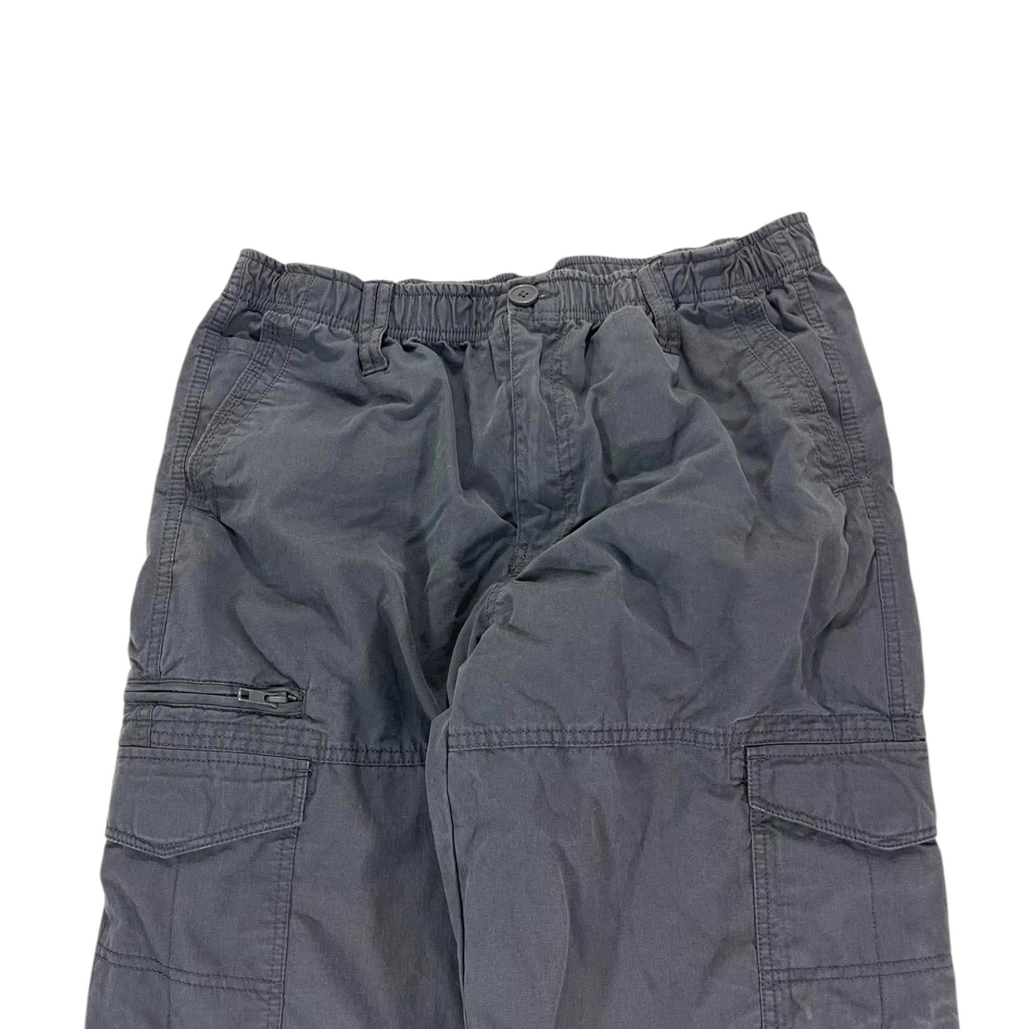 VINTAGE CARGO PANTS WITH ADJUSTABLE WAIST AND POCKETS (32)