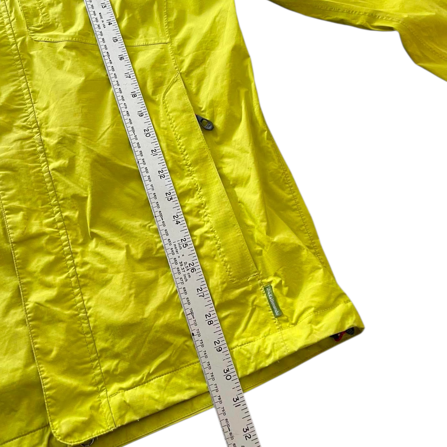 KATHMANDU YELLOW RAIN JACKET (L)