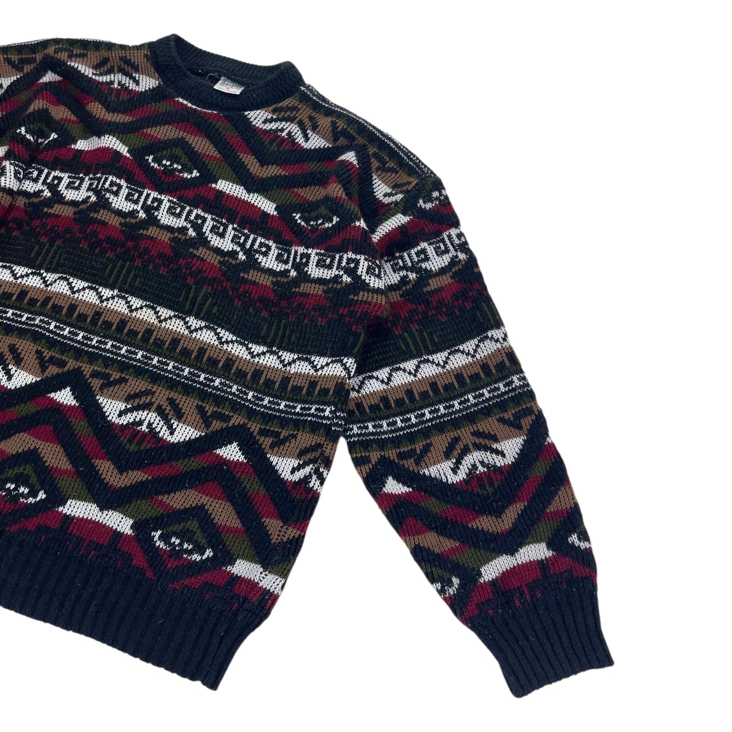 90S VINTAGE ACRYLIC SWEATER (M)