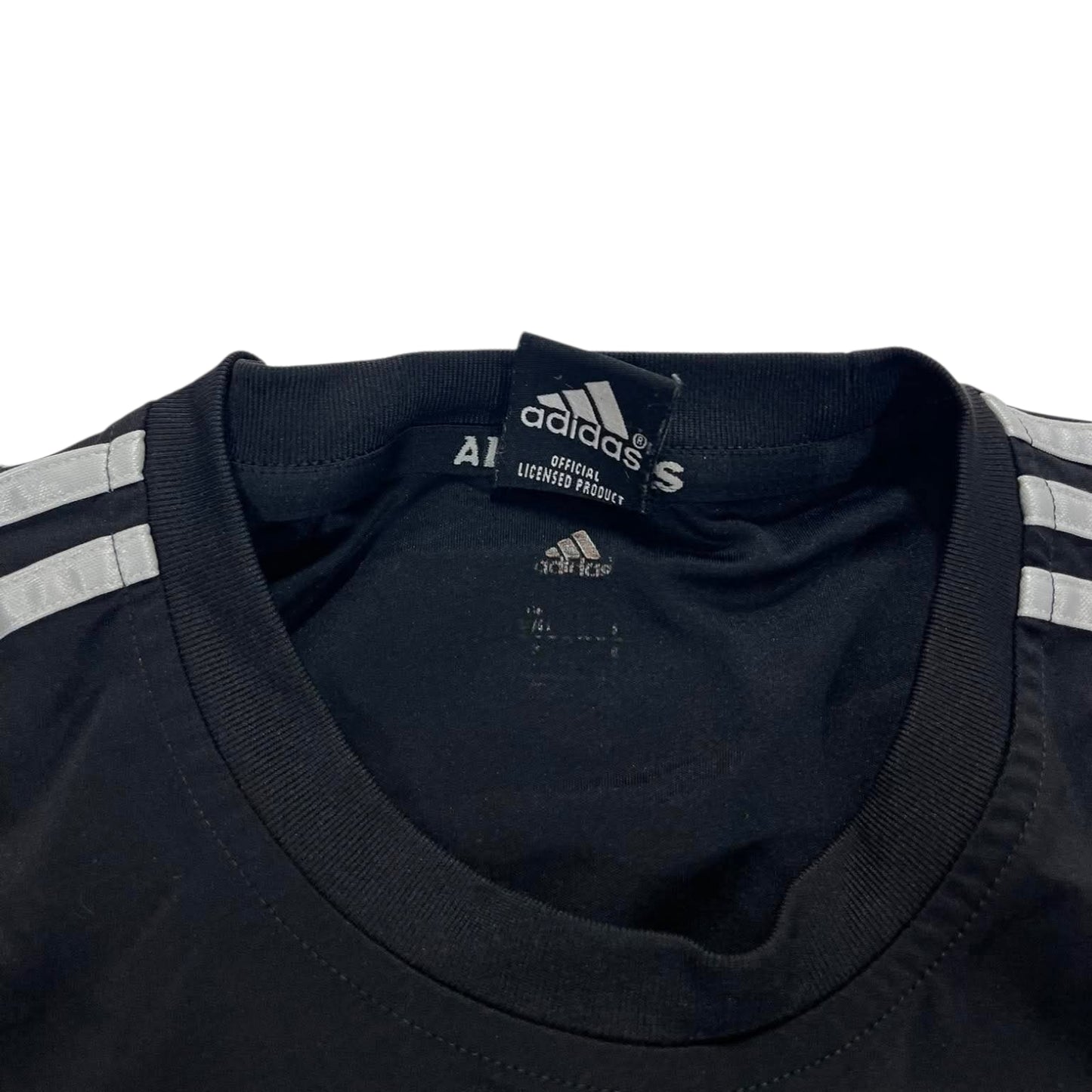 ADIDAS ALL BLACKS RUGBY BLACK T-SHIRT (M)