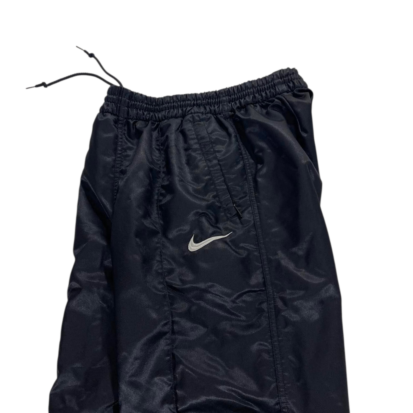 VINTAGE NIKE BLACK NYLON TRACK PANTS (M) ¹⁵