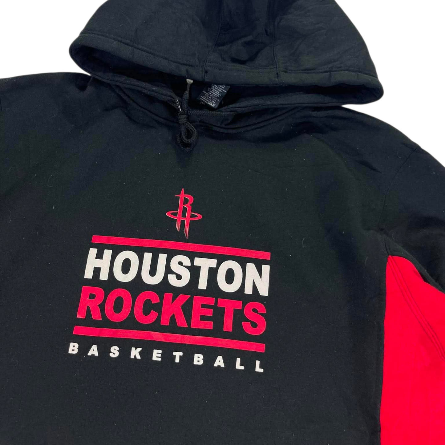 VINTAGE HOUSTON ROCKETS BLACK & RED HOODIE (M)