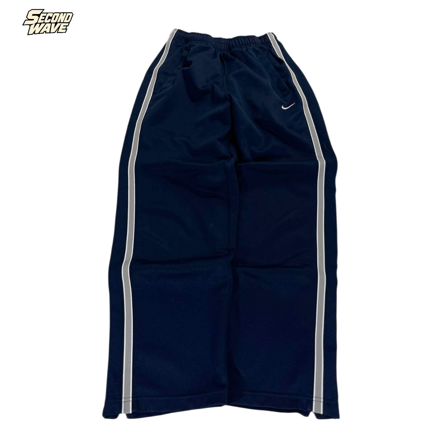 Y2K NIKE NAVY TRACK PANTS (M) ¹⁷