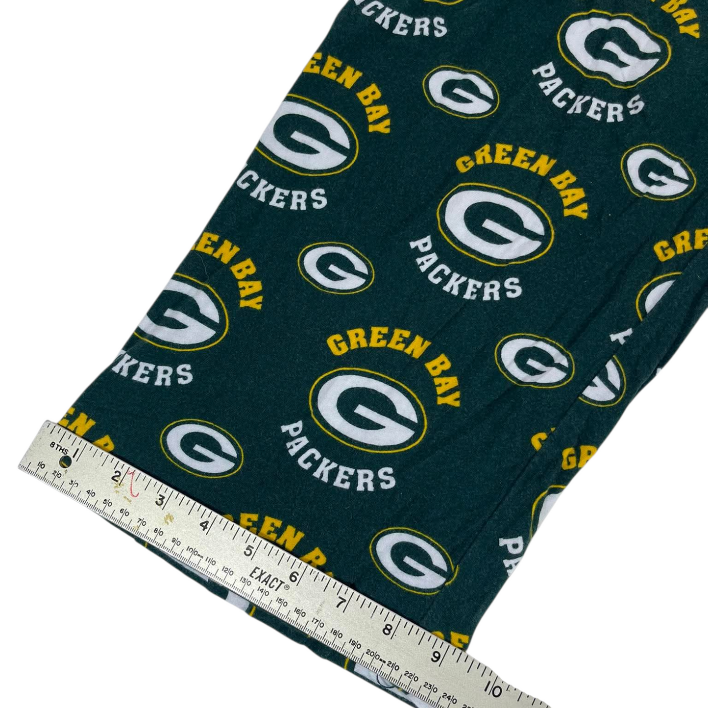 VINTAGE NFL GREEN BAY PACKERS GREEN PYJAMA BOTTOMS (XL)