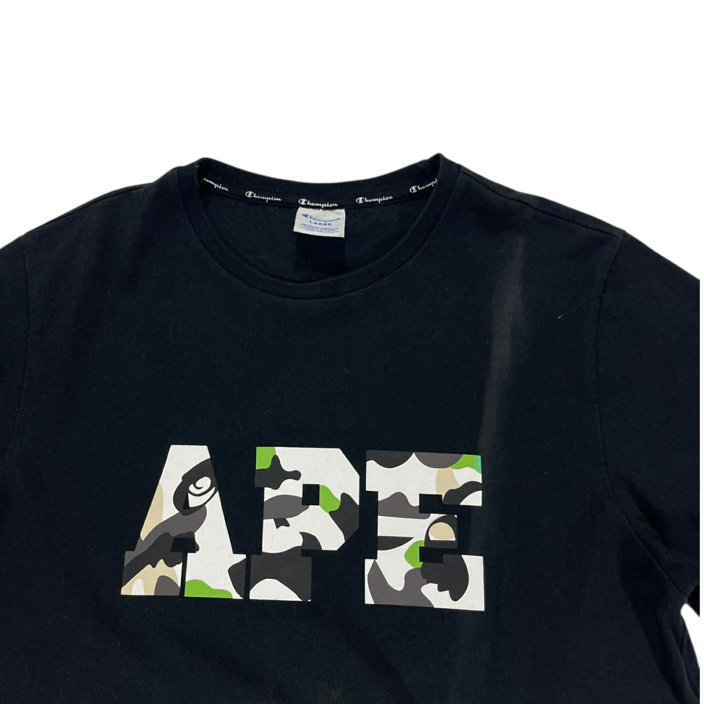 CHAMPION BLACK APE T-SHIRT (M)
