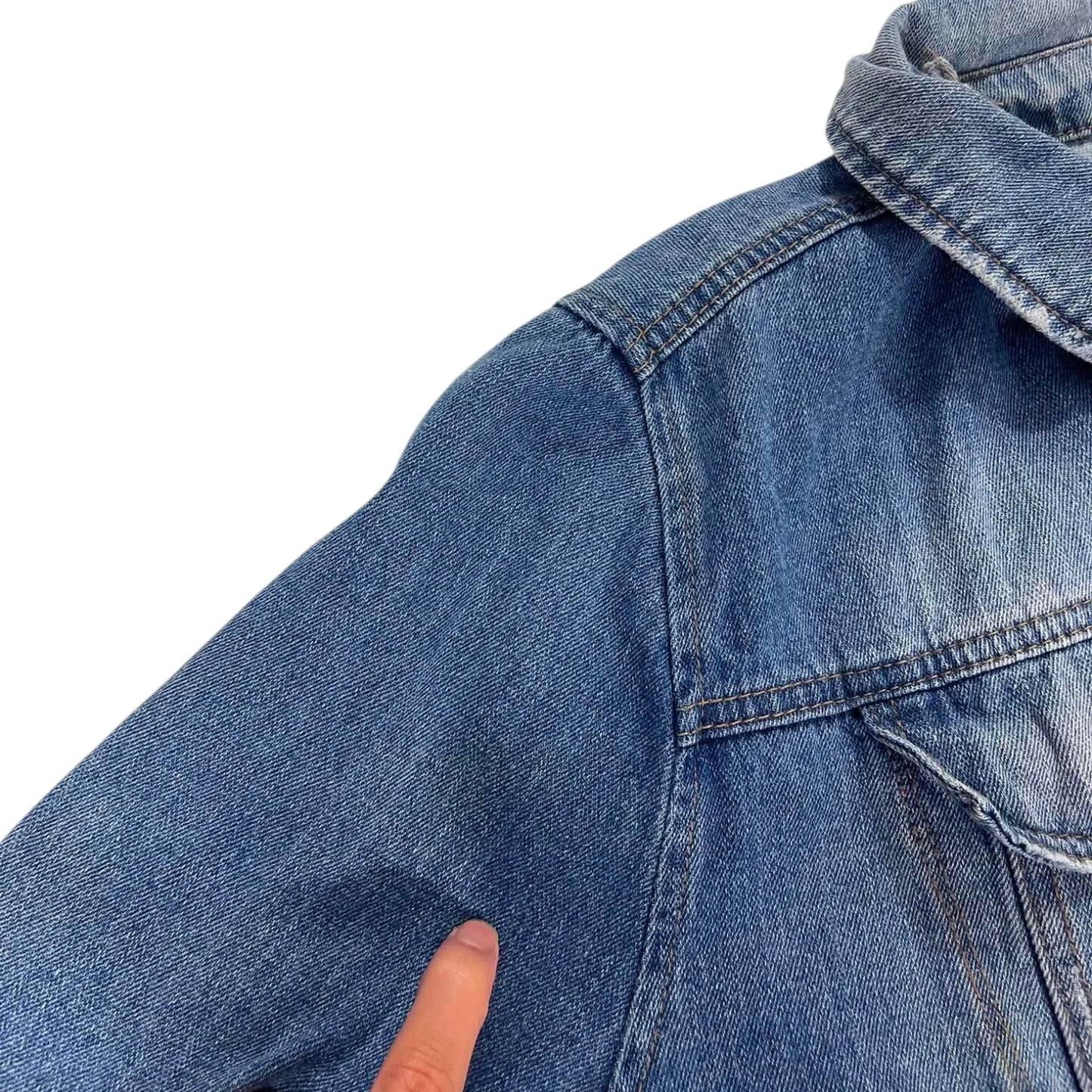 90S BLUE DENIM JACKET (M)