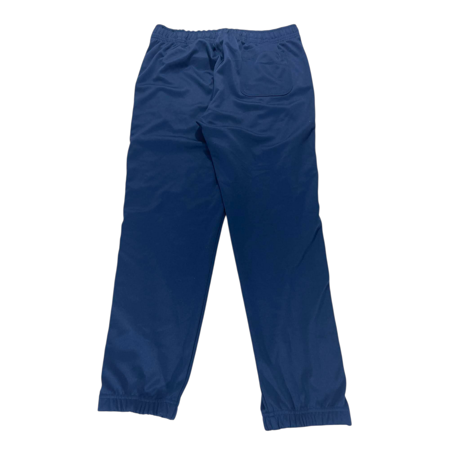 NIKE NAVY BLUE BUTTON TRACK PANTS (L)²